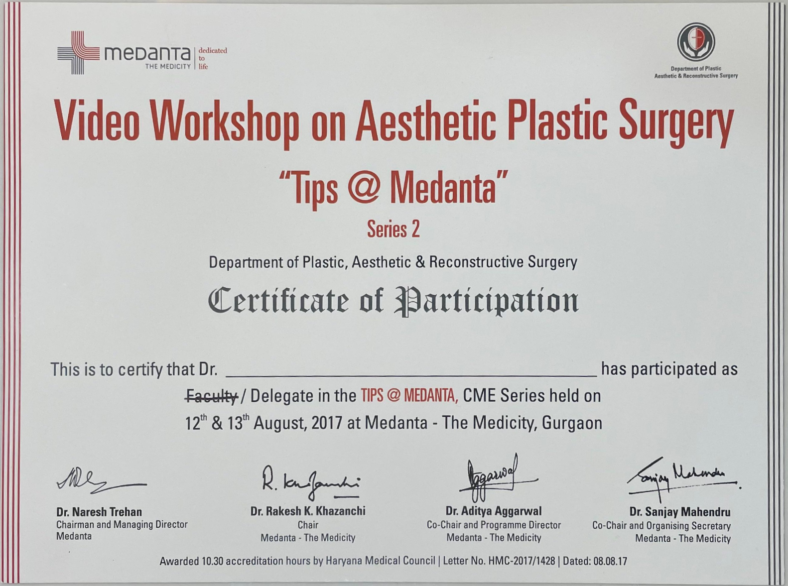 Pediatric Plastic Surgery Training